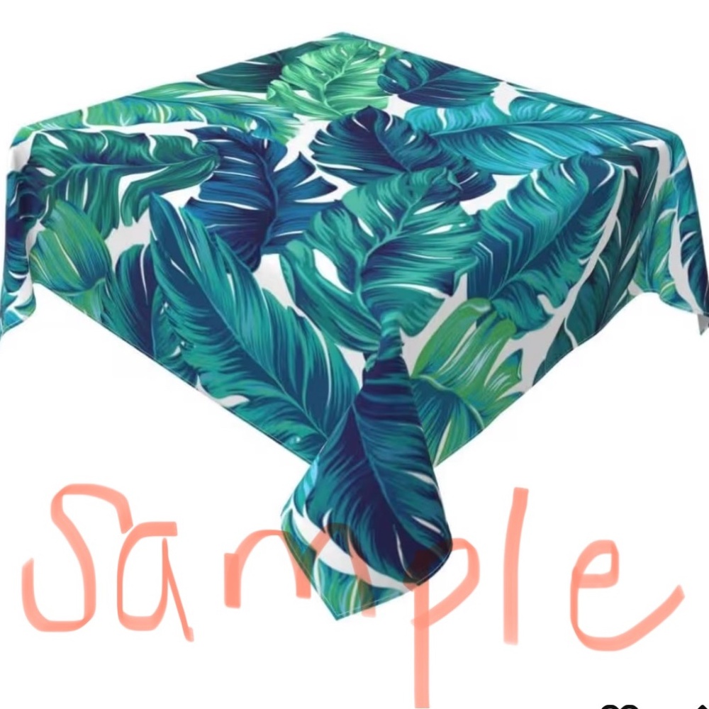 Hawaiian Hawaii tablecloth approx 60” square